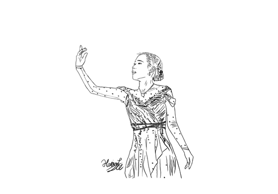 Lee Hae-in's drawing of Snow White [LEE HAE-IN]