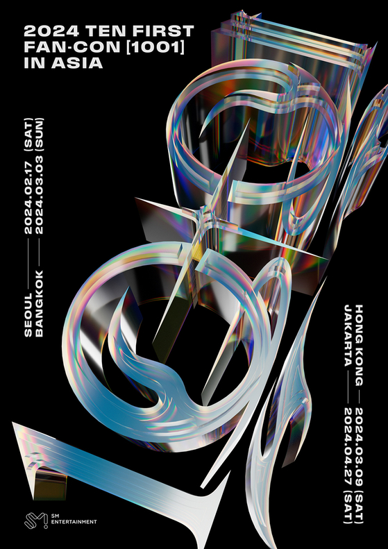 Poster for Ten's upcoming solo concert [SM ENTERTAINMENT]
