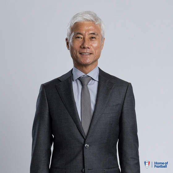 Suwon Samsung Bluewings Sporting Director Park Kyoung-hoon poses in a photo shared on the club's official Instagram on Monday. [SCREEN CAPTURE]