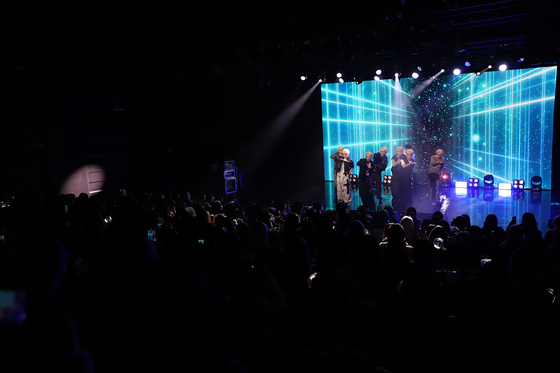 Boy band 8TURN during its fan concert ″Turn Table″ held last year [MNH ENTERTAINMENT]