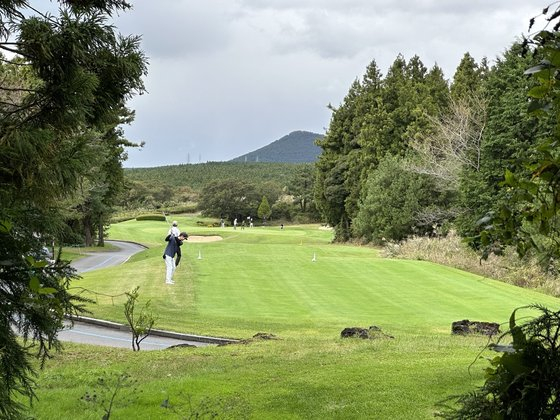 A view of a golf course on Jeju Island. [JOONGANG PHOTO]