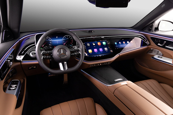 Interior of the latest E-Class [MERCEDES-BENZ KOREA]