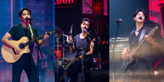 Rock band CNBLUE during its ″CNBLUENTITY″ concert in Seoul last October [FNC ENTERTAINMENT]