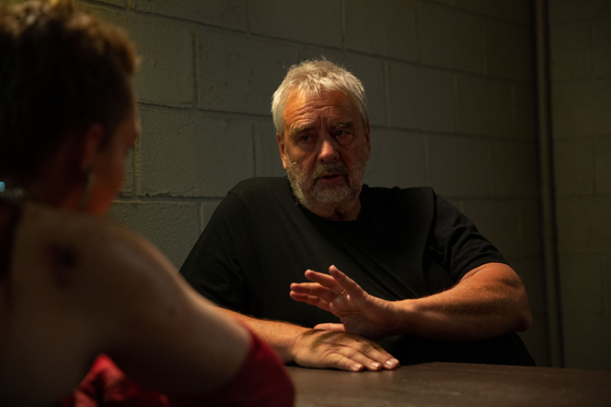 French director Luc Besson on the set of ″Dogman″ [ATNINE FILM]