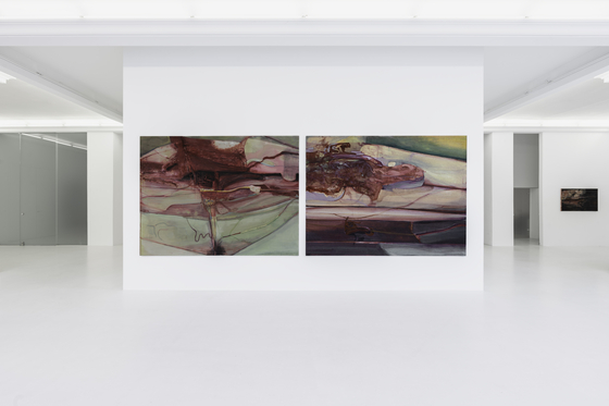 A view of Keunmin Lee's solo show ″Realizing Boundaries″ at Peres Projects Berlin [PERES PROJECTS]