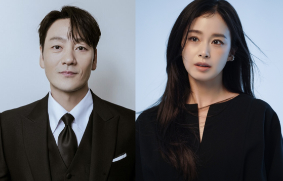 Actor Park Hae-soo, left, and Kim Tae-hee [BH ENTERTAINMENT/STORY J COMPANY]