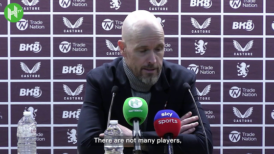 Manchester United manager Erik ten Hag speaks about Scott McTominay's winner against Aston Villa on Sunday. [ONE FOOTBALL] 