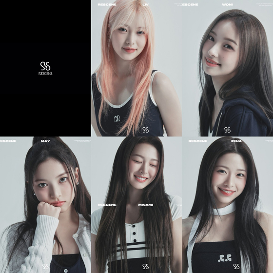 Members from upcoming girl group Rescene [THE MUZE ENTERTAINMENT]