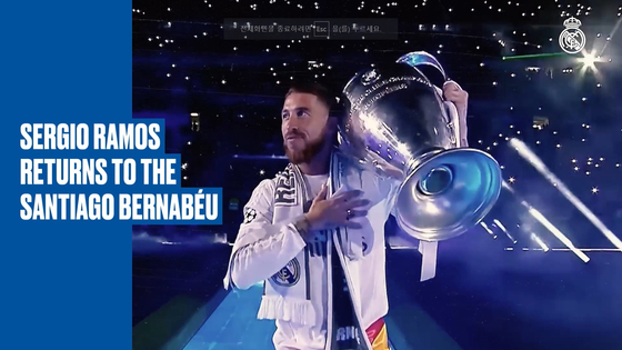 Sevilla defender Sergio Ramos returns to the Santiago Bernabeu to face Real Madrid. [ONE FOOTBALL] 