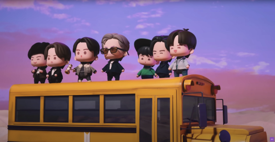 An image from BTS Island: In the SEOM, a puzzle-slash-management game developed by HYBE IM inspired by boy band BTS [HYBE IM]
