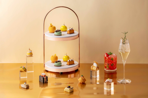 Spring Citrus Afternoon Tea by the Grand Hyatt Seoul Hotel in Yongsan District, central Seoul [GRAND HYATT SEOUL]