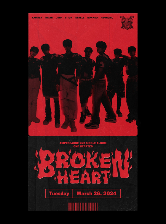 Rookie boy band Ampers&One will release new music on March 26. [FNC ENTERTAINMENT]