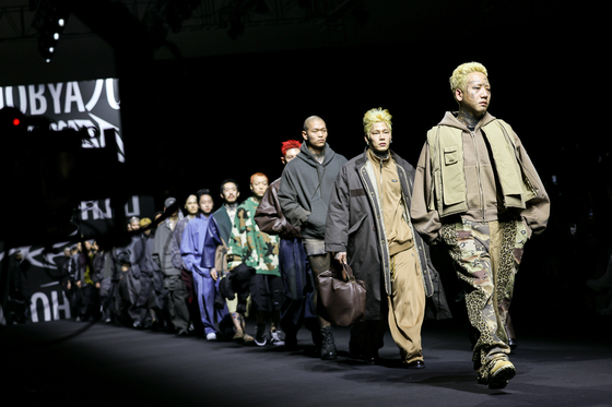 Runway looks from Ajobyajo's 2024 Fall/Winter collection during Seoul Fashion Week in February [AJOBYAJO]