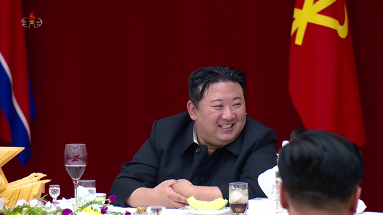 North Korean leader Kim Jong-un attends a Military Foundation Day event in Pyongyang on Feb. 9, 2024. [YONHAP] 