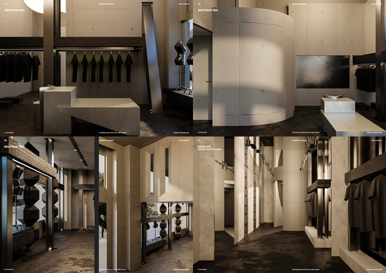A graphic representation of the Songzio Paris flagship store [SONGZIO]