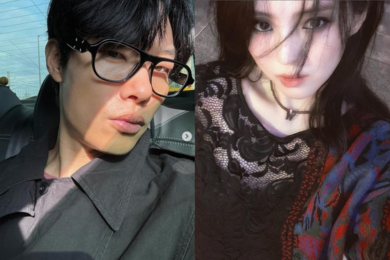 Actors Ryu Jun-yeol, left, and Han So-hee [SCREEN CAPTURE]