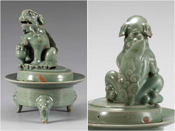 Celadon Incense Burner with Lion Cover [NATIONAL MUSEUM OF KOREA]