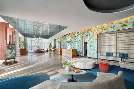 Pictured is the lobby of voco Ma Belle Danang in Vietnam, which opened last year. voco Seoul Gangnam, in southern Seoul, also opened last April. [IHG HOTELS & RESORTS] 