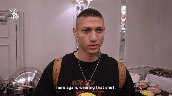 Richarlison speaks about facing James Maddison in a friendly between Brazil and England. [ONE FOOTBALL] 