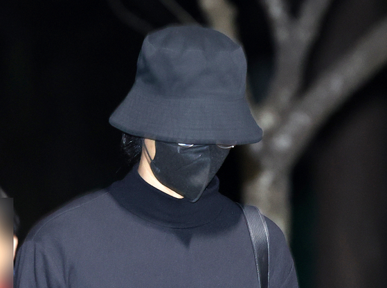 Singer Jung Joon-young leaves the prison located in Mokpo, South Jeolla on Tuesday morning after completing his five-year prison sentence. [NEWS1]