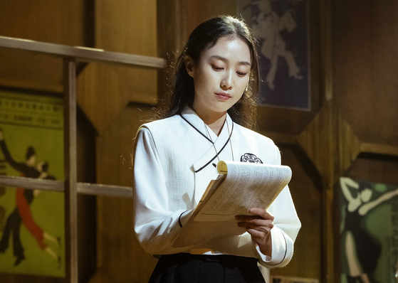 Actor Park Ji-yeon as anti-Japanese activist Seo Jin-yeon in the ongoing musical "Il Tenore" at Seoul Arts Center in Seocho District, southern Seoul [OD COMPANY]
