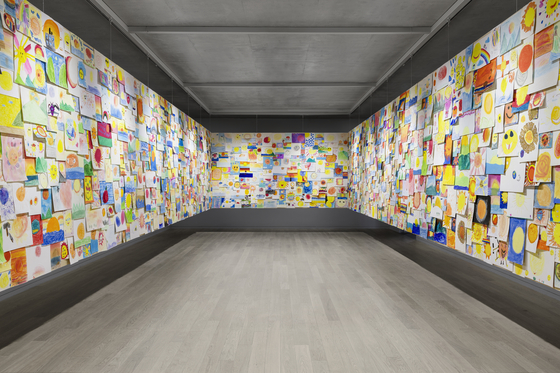 ″your age and my age and the age of the sun″ (2013-) by Ugo Rondinone [MUSEUM SAN]