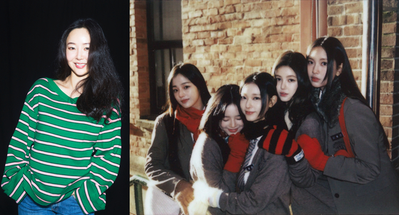 Min Hee-jin, left, producer of girl group NewJeans and CEO of its agency ADOR [ADOR]