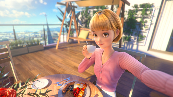  Yumi, the main character in “Yumi’s Cells: The Movie” [LOCUS, STUDIO N] 