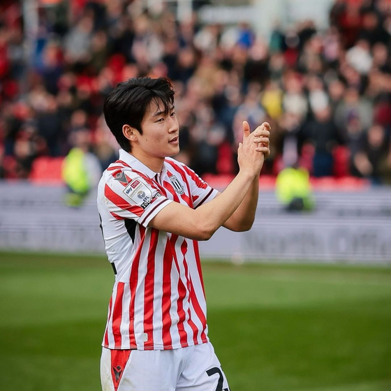 Stoke City midfielder Bae Jun-ho [SCREEN CAPTURE]