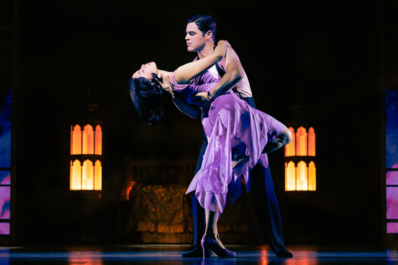 A scene from the musical "The Great Gatsby" playing at The Broadway Theatre in New York [OD COMPANY]