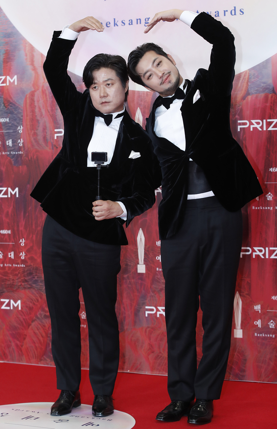 Producer Nah Yung-suk and streamer Calm Down Man [NEWS1]