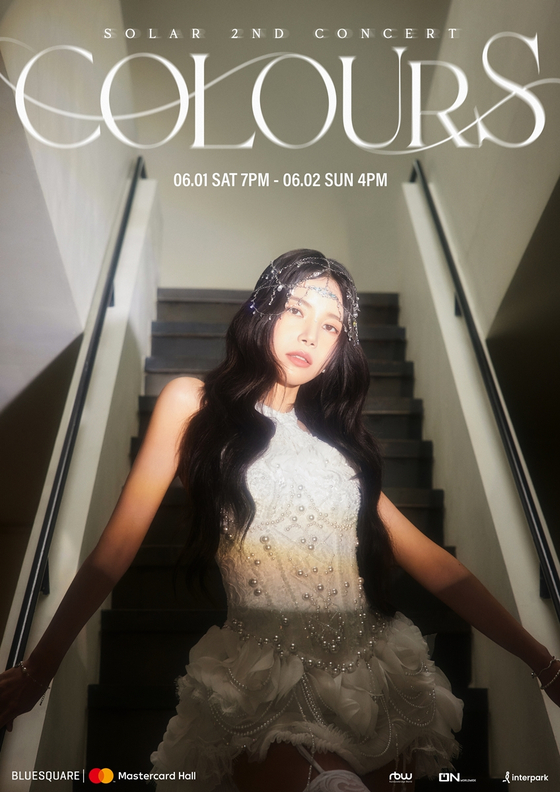 Solar will hold two concerts, titled "Colours" after her latest EP, in Seoul in June. [RBW]