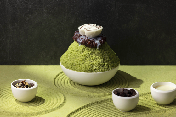 Matcha bingsu at Grand Hyatt Seoul in Yongsan District, central Seoul [GRAND HYATT SEOUL]