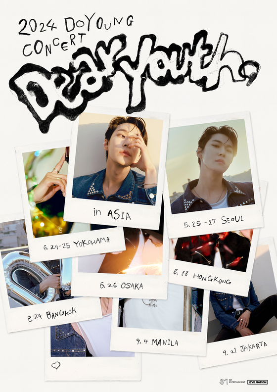 NCT Doyoung’s first Asian solo tour, “Dear Youth,” will see the singer performing in seven Asian cities. [SM ENTERTAINMENT]