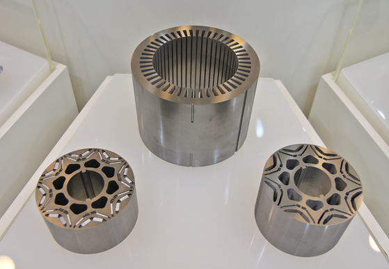 Samples of Posco International's motor cores [POSCO INTERNATIONAL] 