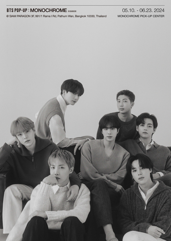 Poster for the Monochrome pop-up event in Thailand [HYBE]