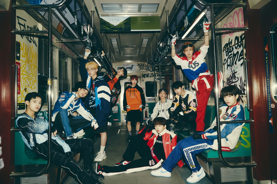 Concept photo for boy band xikers' debut EP "House of Tricky : Doorbell Ringing." [KQ ENTERTAINMENT]