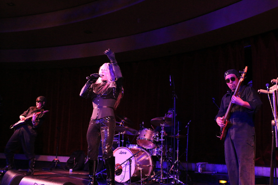Folk band OBSG4BS performs at the Tempodrom Kleine Arena in Berlin on Thursday as part of the “Spotlight Korea 2024” event. [MINISTRY OF CULTURE, SPORTS AND TOURISM]