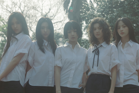 Captured scenes from girl group NewJeans' new track ″Bubble Gum″ [ADOR]