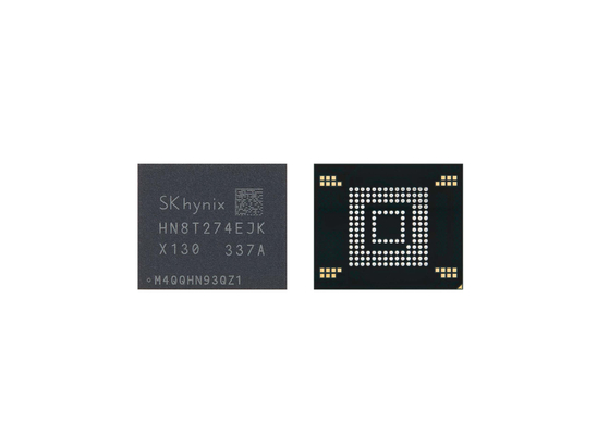 Pictured is SK hynix's Zoned UFS (ZUFS) 4.0, a NAND flash memory chip that improves the efficiency of data management and optimizes data transfer between an operating system and storage devices. [SK HYNIX]