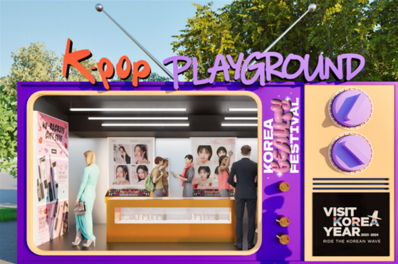 ″K-Culture Sparkling Stores,″ which showcase K-beauty products, K-culture experiences and K-pop events [MINISTRY OF CULTURE, SPORTS AND TOURISM]