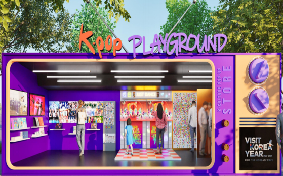 ″K-Culture Sparkling Stores,″ which showcase K-beauty products, K-culture experiences and K-pop events [MINISTRY OF CULTURE, SPORTS AND TOURISM]