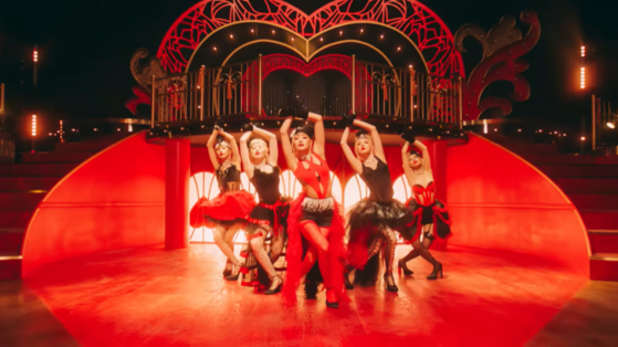 A scene from a dance performance video for "Nxde" [SCREEN CAPTURE]