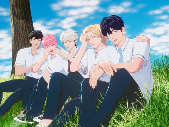 Five-member virtual boy band Plave, which debuted on March 12, 2023, with single ″Asterum″ (2023) [VLAST]