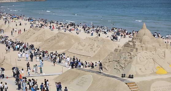 The ″2024 Haeundae Sand Festival,″ Korea’s largest sand art exhibition [YONHAP]