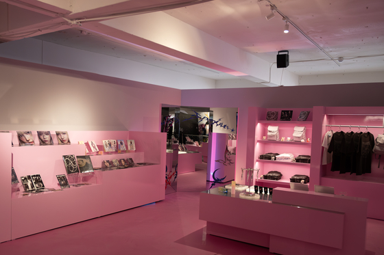 The special CDP edition of aespa's "Armageddon" album on display at the “Armageddon: The Mystery Circle” pop-up store [CHO YONG-JUN]