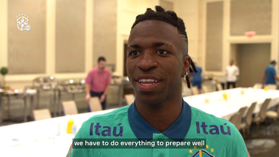 Vinicius Junior speaks about his desire to win a title with the Brazilian national team. [ONE FOOTBALL]