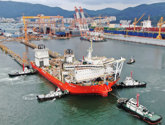 Hanwha Ocean's wind turbine installation vessel (WTIV) [HANWHA OCEAN]