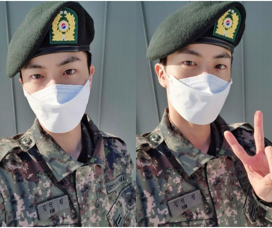 Jin of boy band BTS [BIGHIT MUSIC]