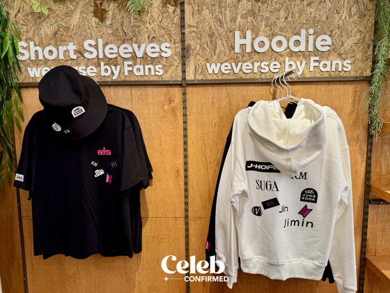 Merchandise, such as T-shirts, hats and hoodies, are available. [DANIELA GONZALEZ PEREZ]